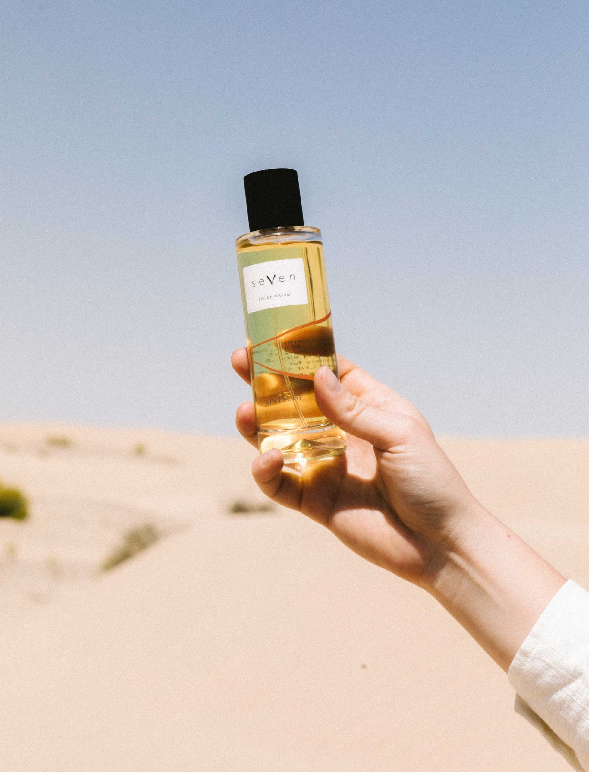 Image of Seven eau de parfume, by sand