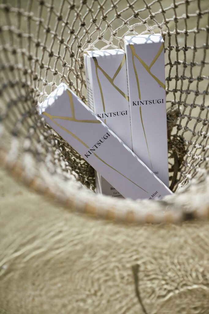 3 Kintsugi products in a basket